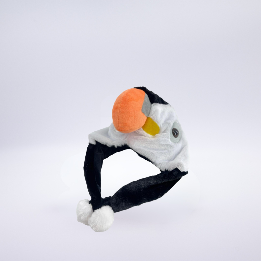 Plush Puffin Hat - A Memory From Iceland