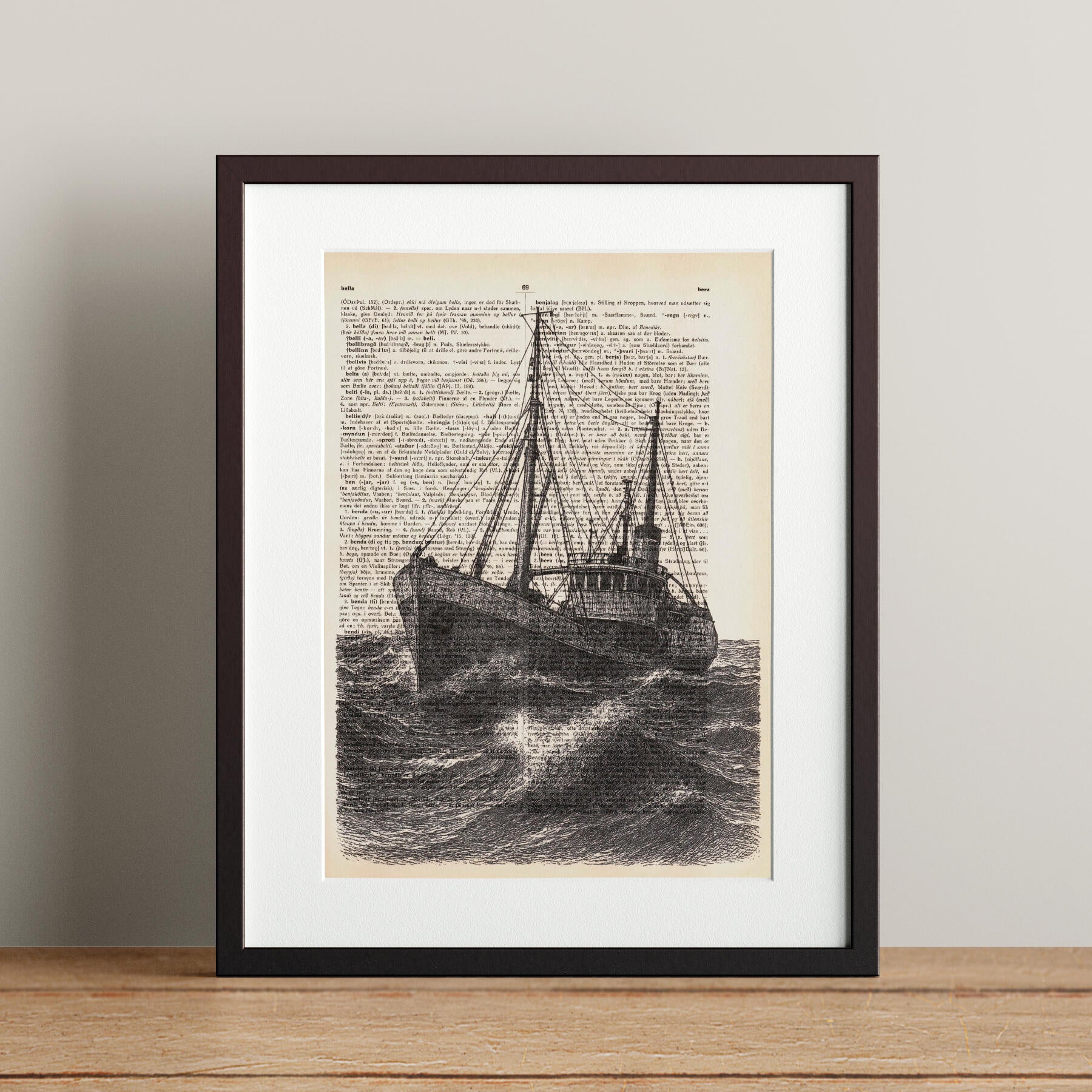 Vintage Book Art Prints - Fjordic