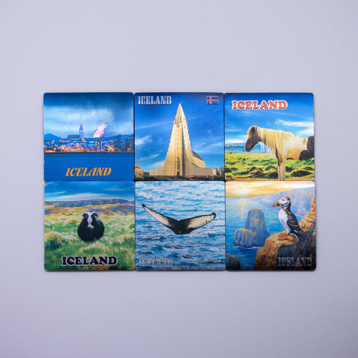 Coasters (sixpack) - Icelandic Landmarks - Minjagripir.is