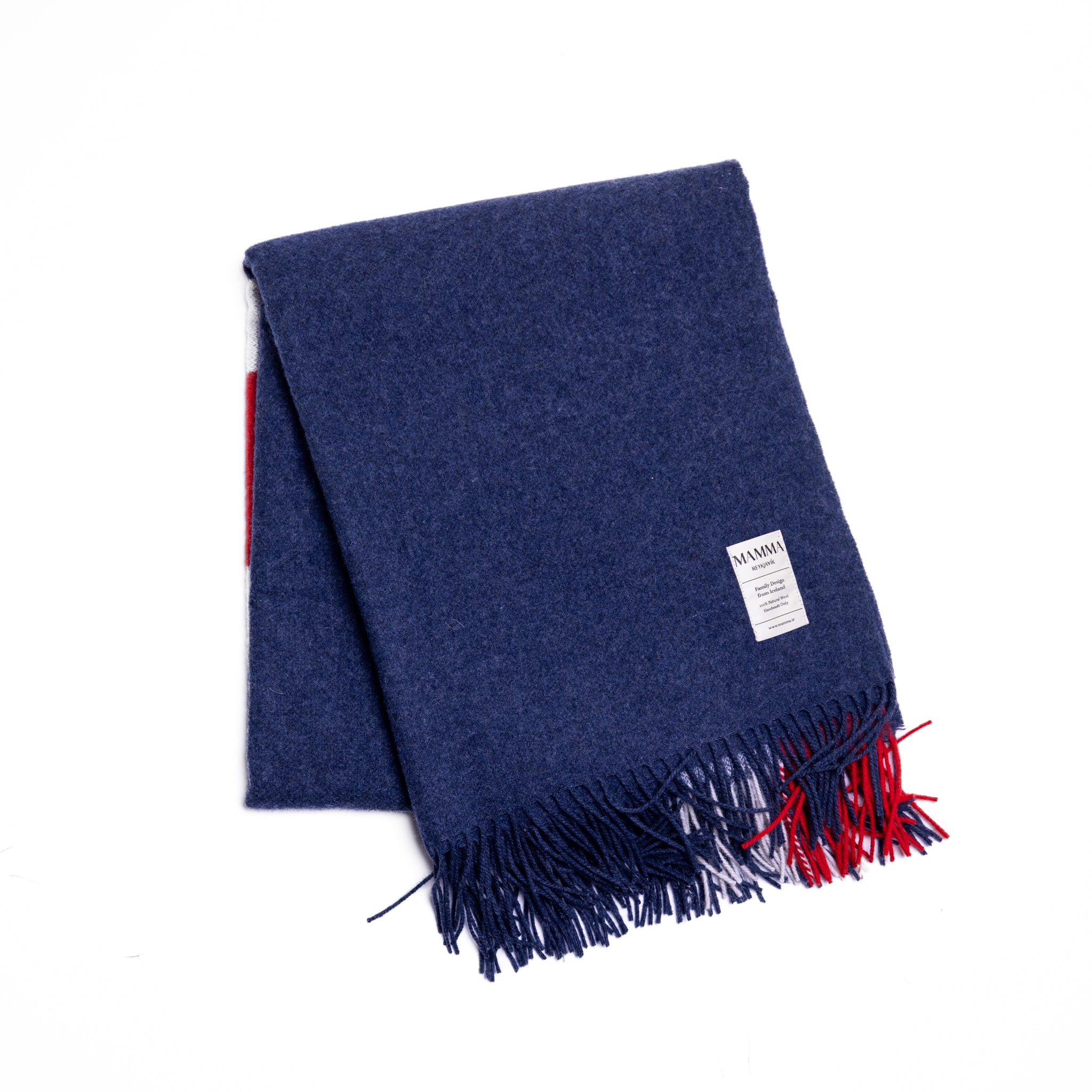 Family Design Wool Blanket by Mamma Reykjavík