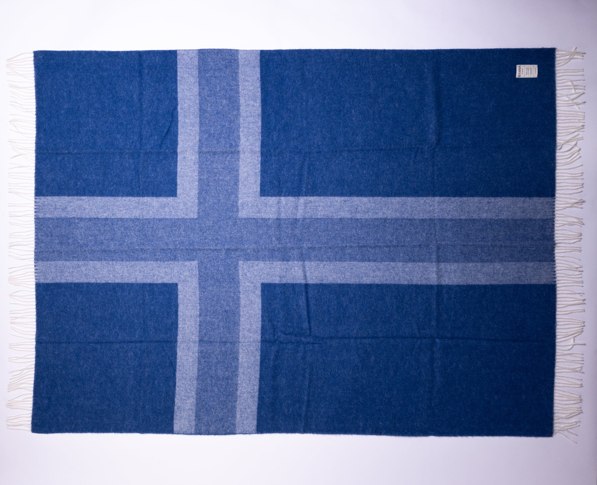 Family Design Wool Blanket by Mamma Reykjavík