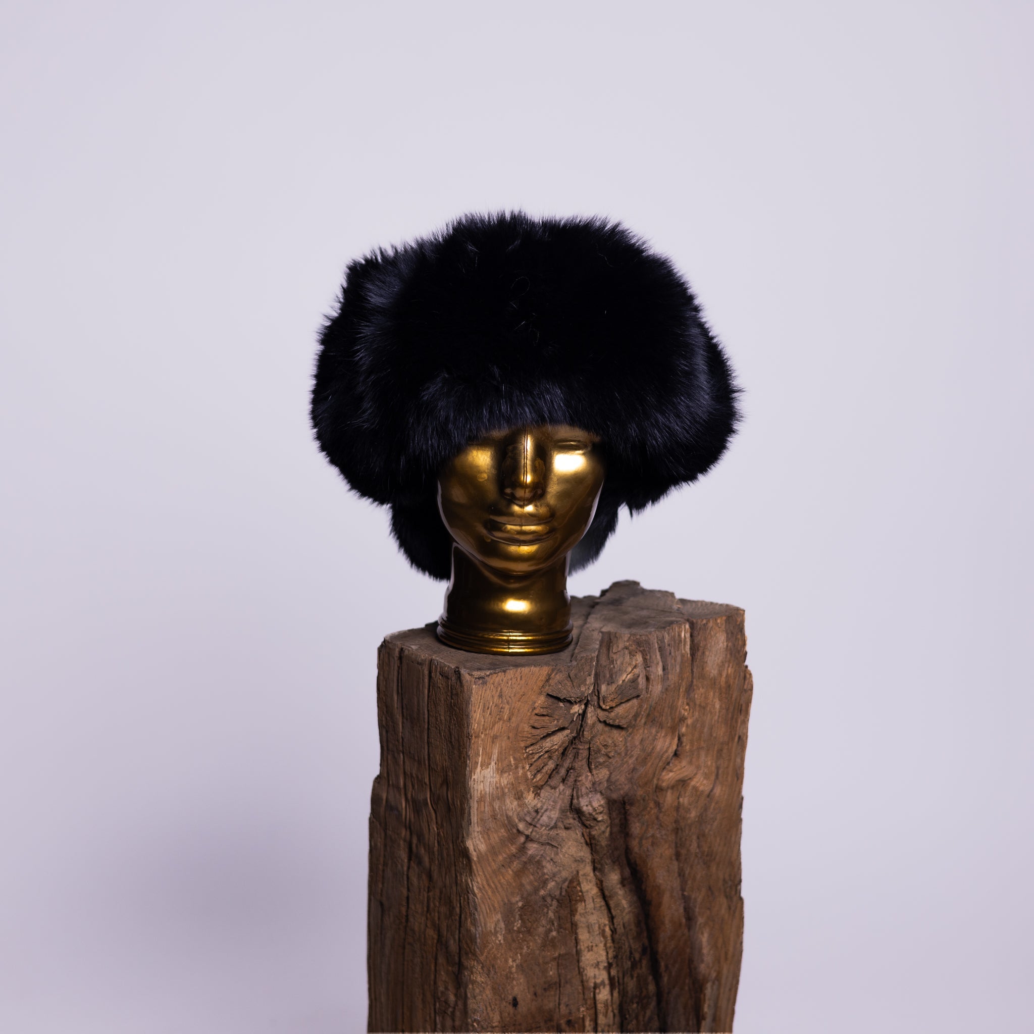 Sheep Leather Fox / Raccoon Fur Hat Mamma Reykjavík