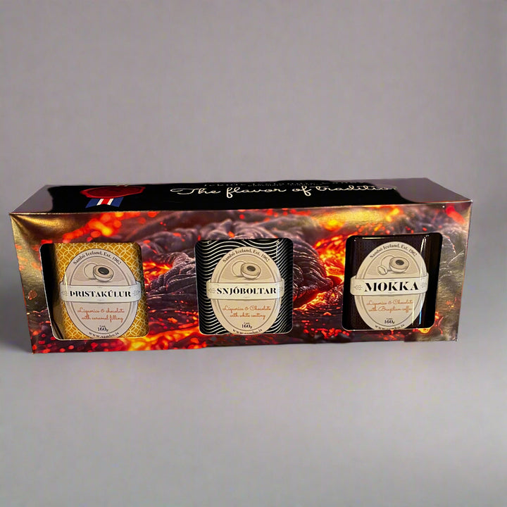 The Flavour of Traditional Icelandic Chocolate & Liquorice 3-Pack - Sambó Icelandf