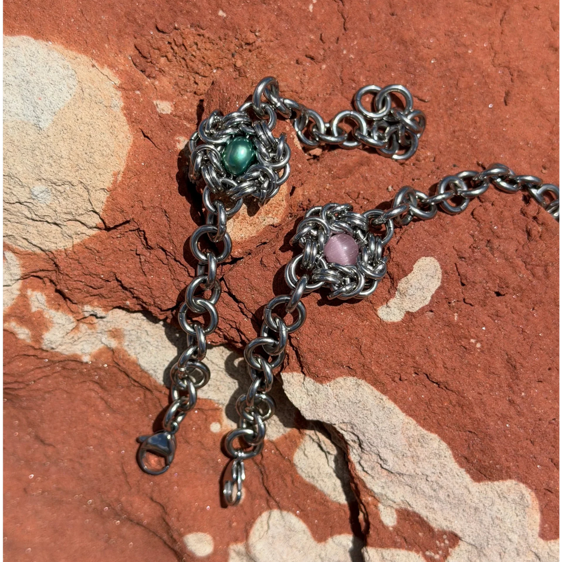 Desert Flower Bracelet - Arctic Chain