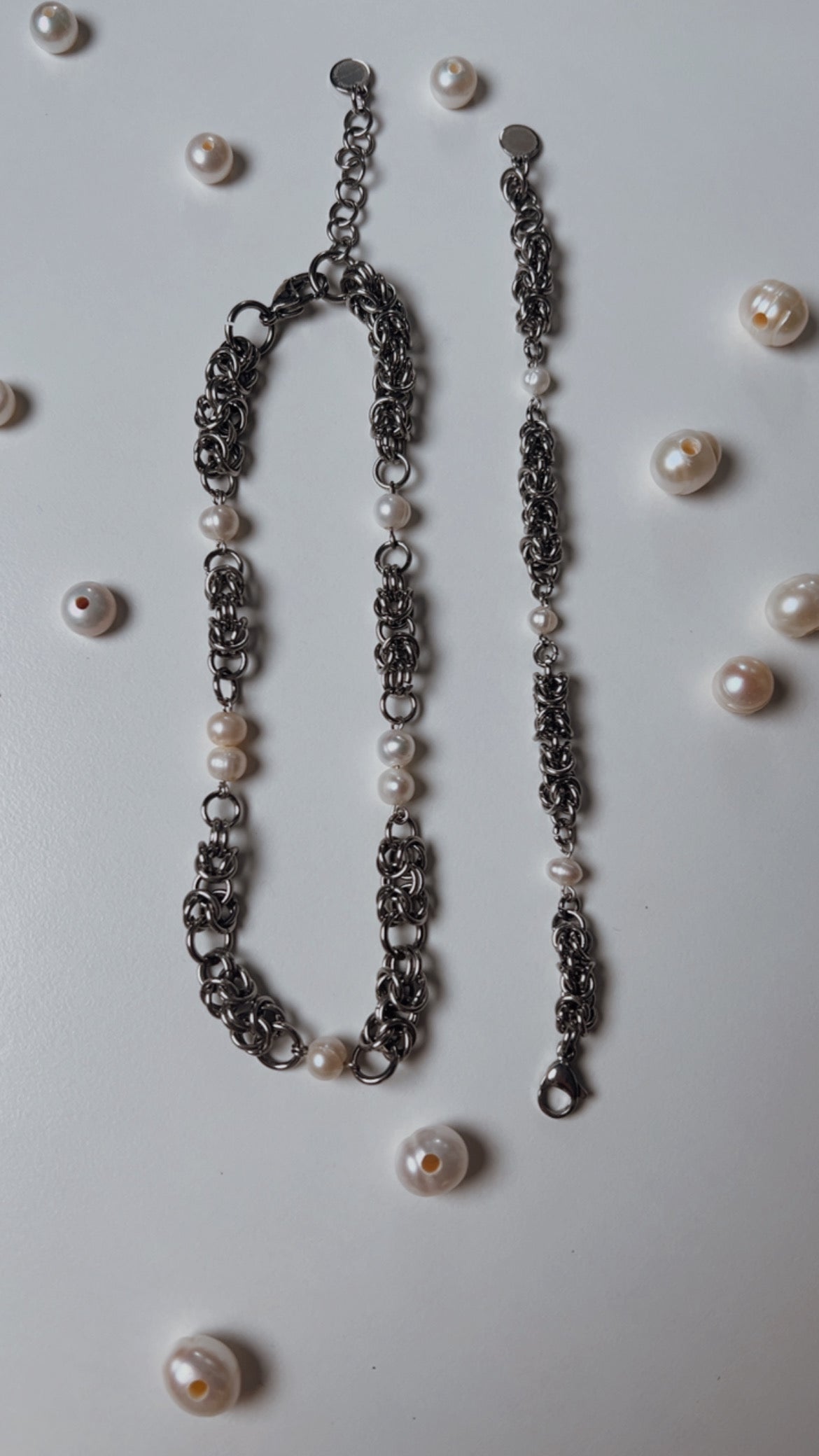 Moon Choker Necklace - Arctic Chain