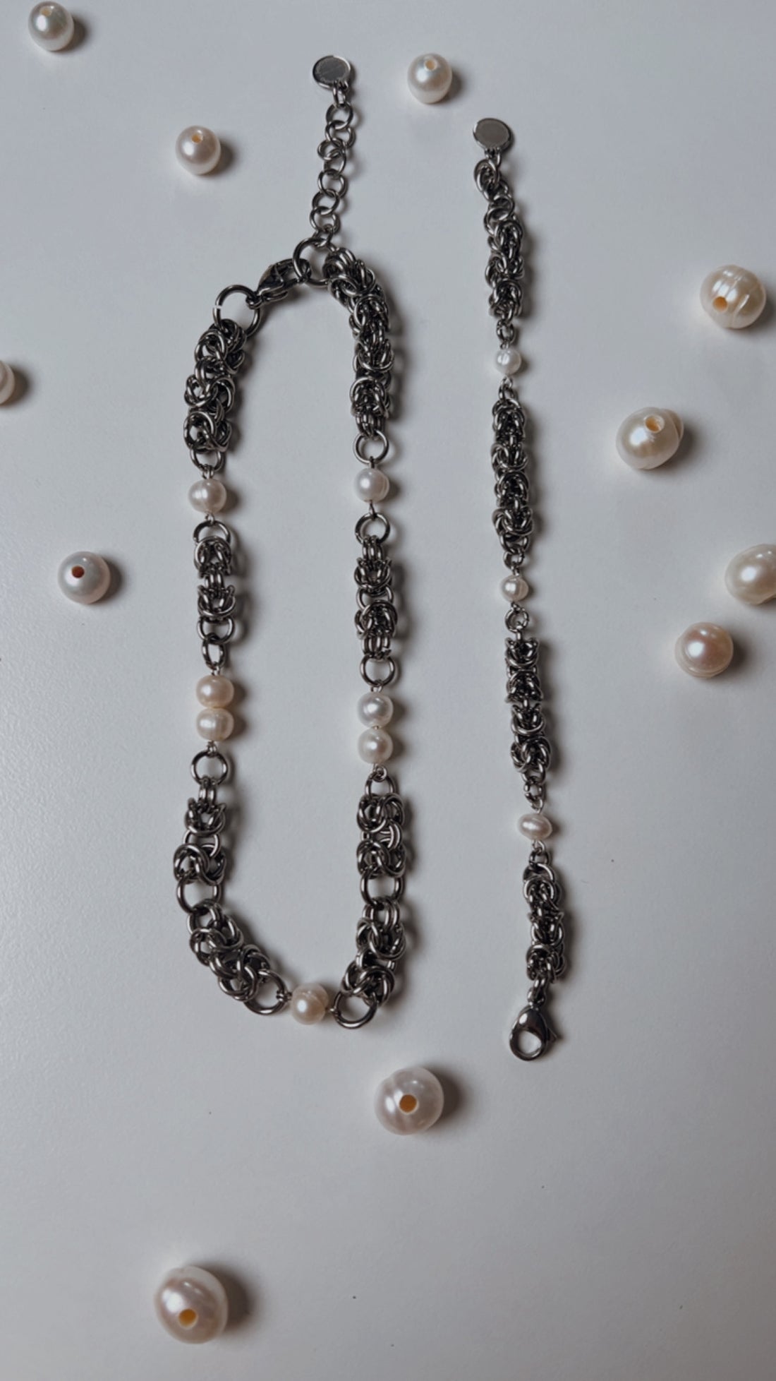 Moon Choker Necklace - Arctic Chain