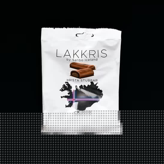 Þrista Stubbar - Liquorice & Chocolate Bars - Sambó Iceland