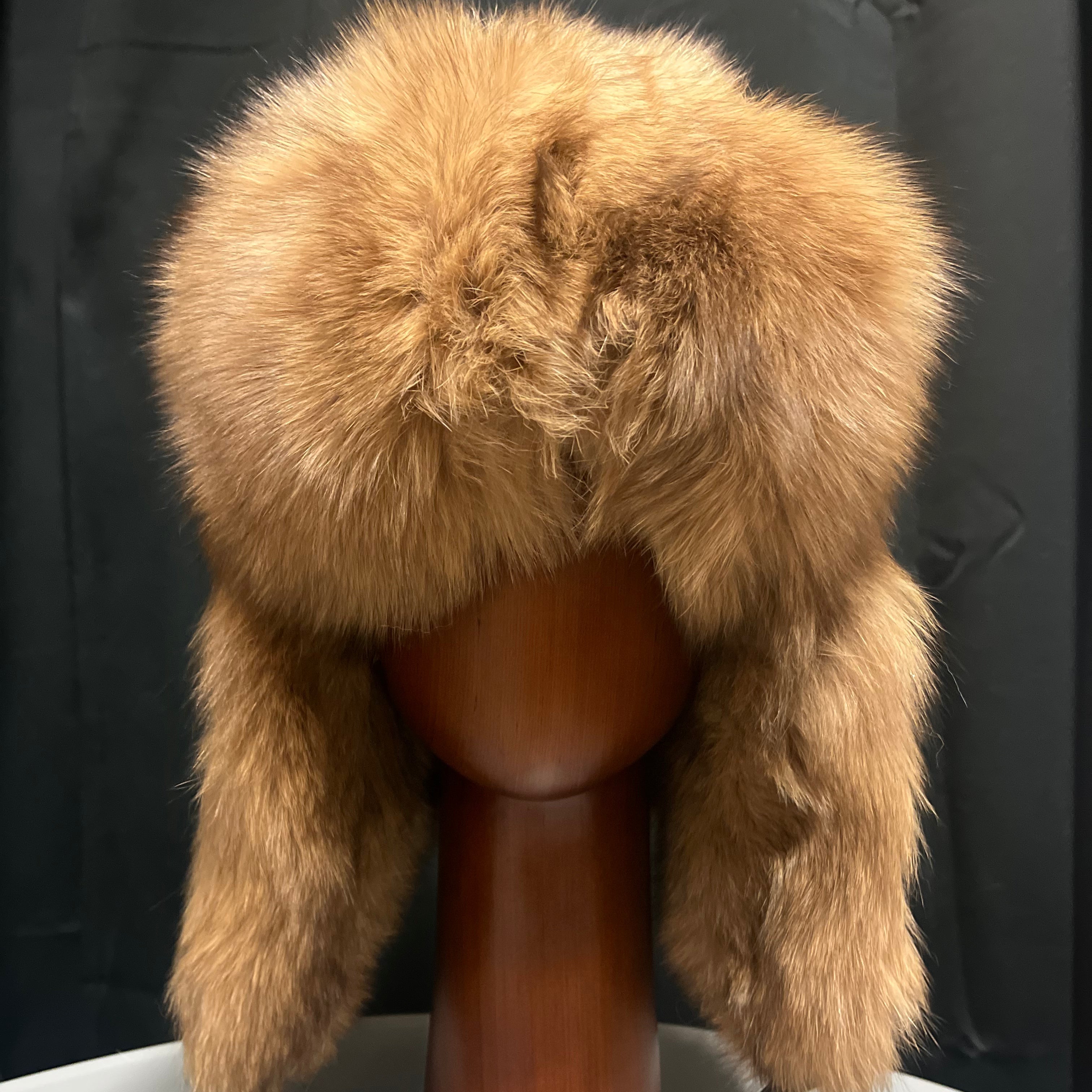 Sheep Leather Fox / Raccoon Fur Hat Mamma Reykjavík