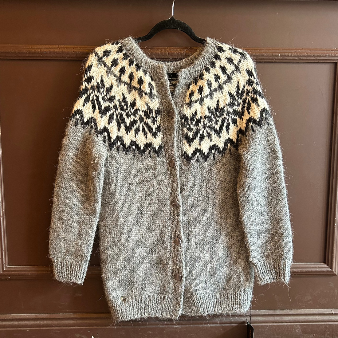 Lopapeysa Wool Sweater With Buttons