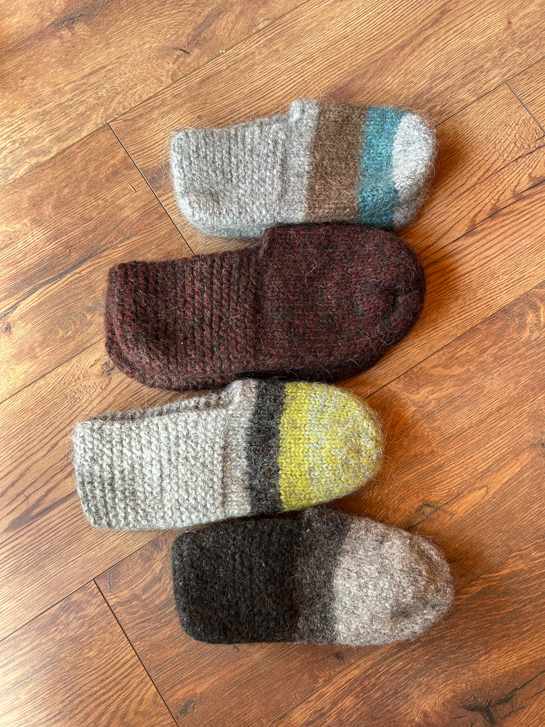 Handknitted Slippers - Icelandic Wool