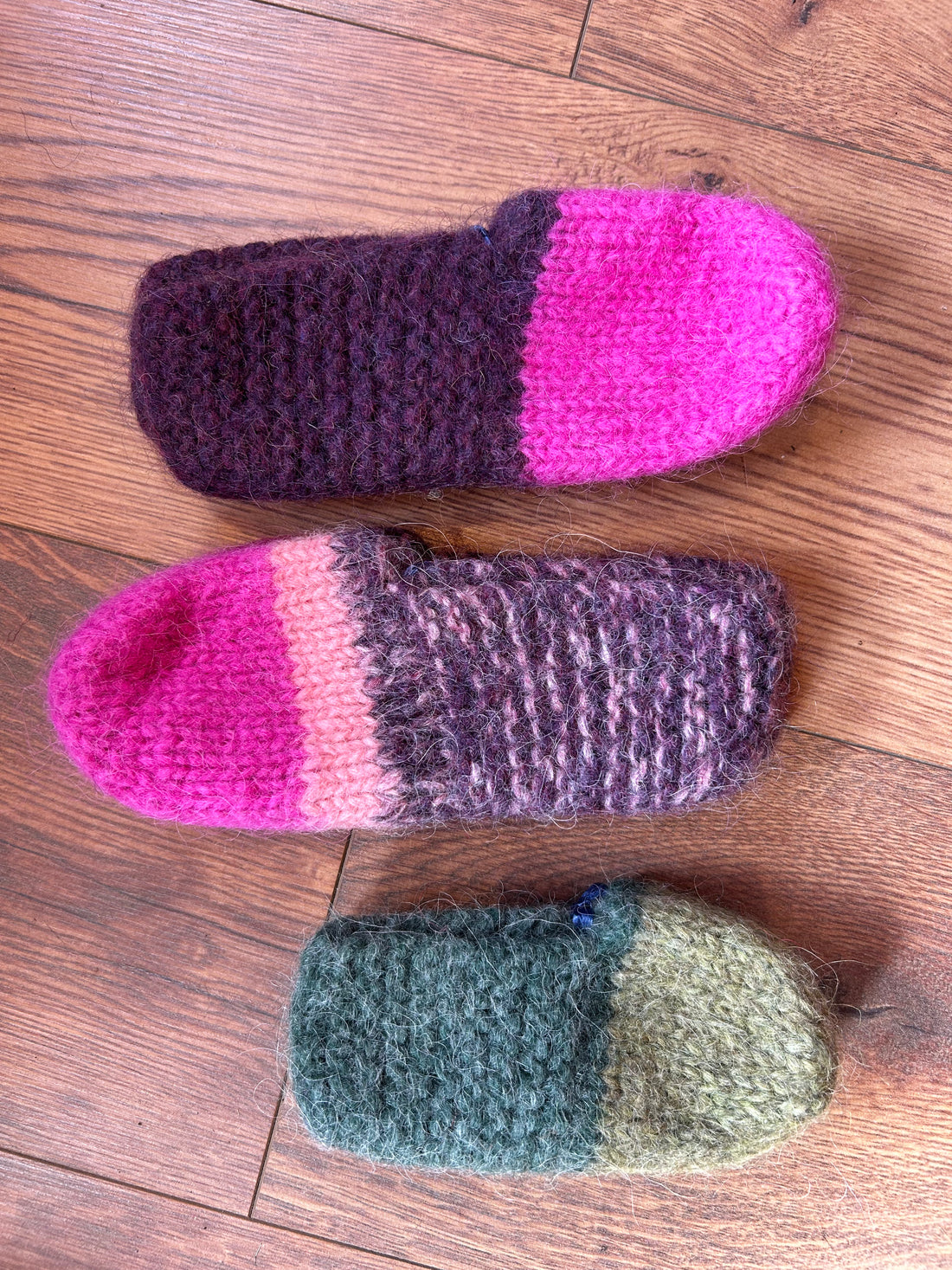 Handknitted Slippers - Icelandic Wool