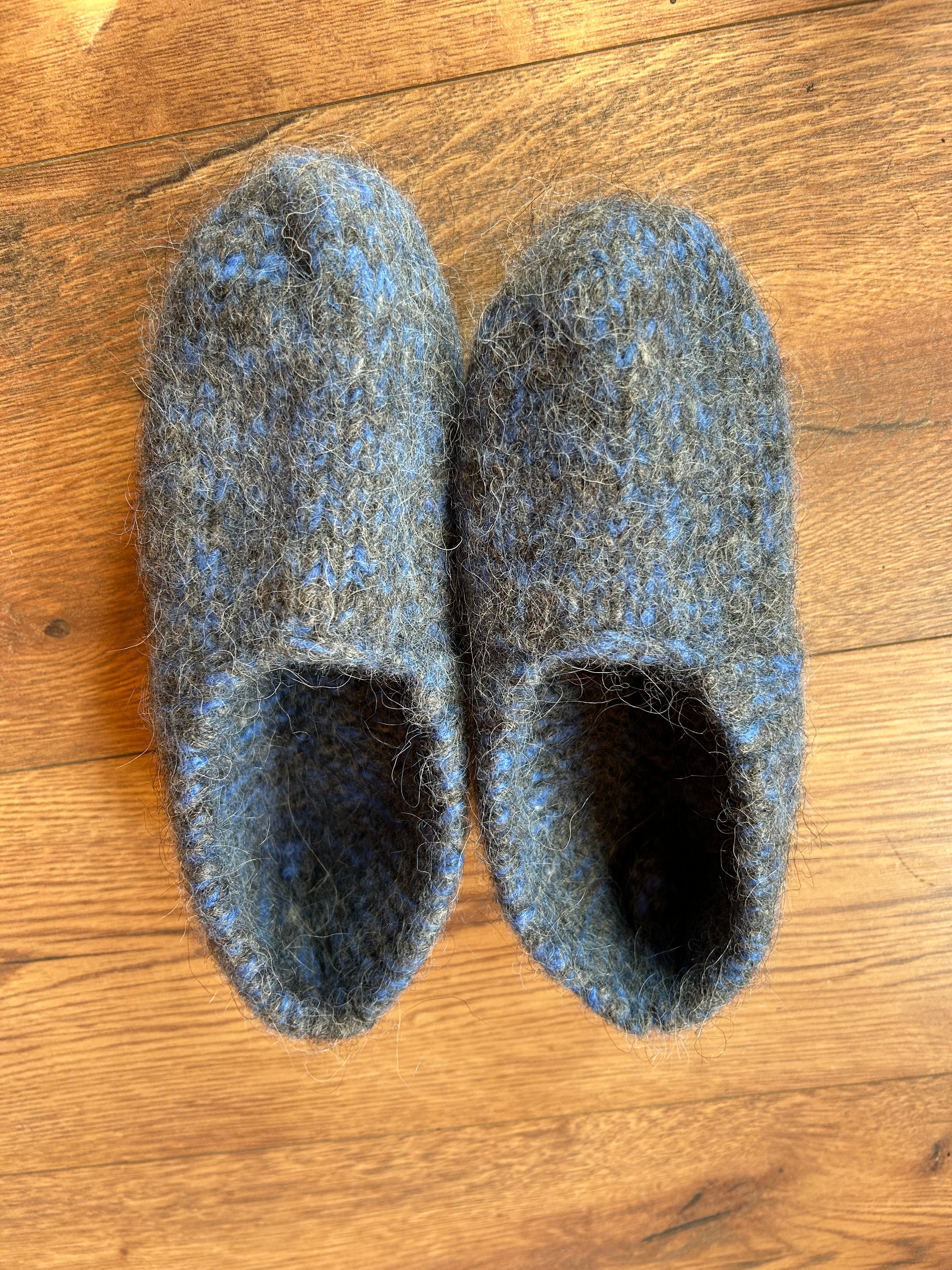 Handknitted Slippers - Icelandic Wool