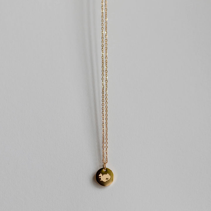 Round Iceland 12mm Necklace- 24 Iceland