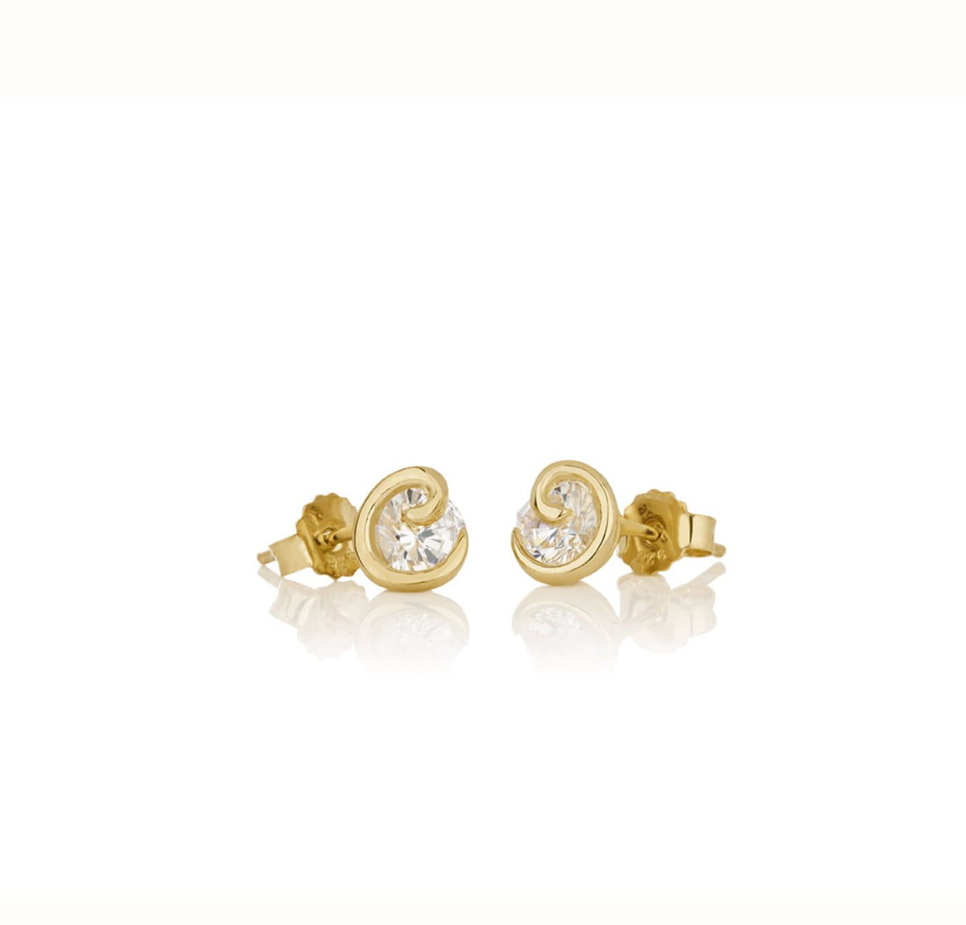 SIGN Earrings Straumur with Cubic Zirconia small