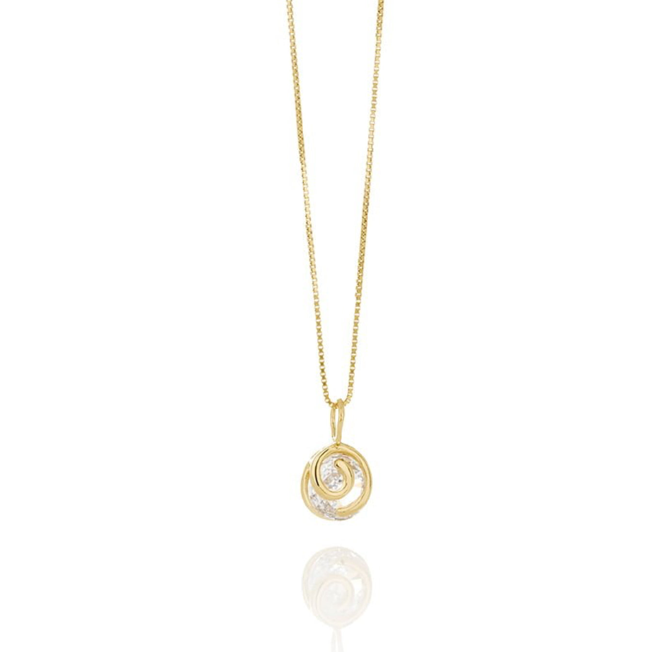 SIGN Necklace Straumur with Cubic Zirconia Large