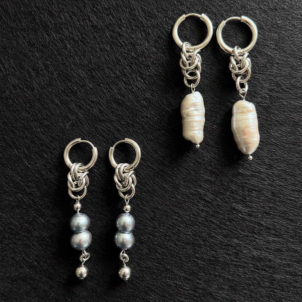 Morgun Frost Large Earrings - Arctic Chain
