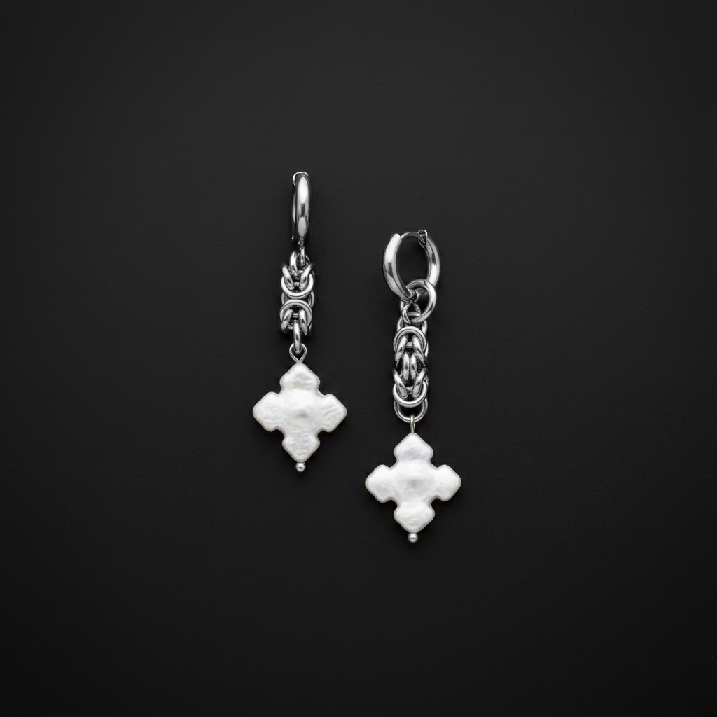 Snowflake Earrings - Arctic Chain