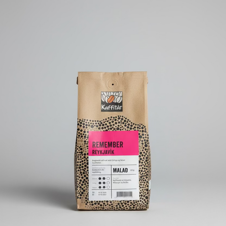 Kaffitár Remember Reykjavík Coffee