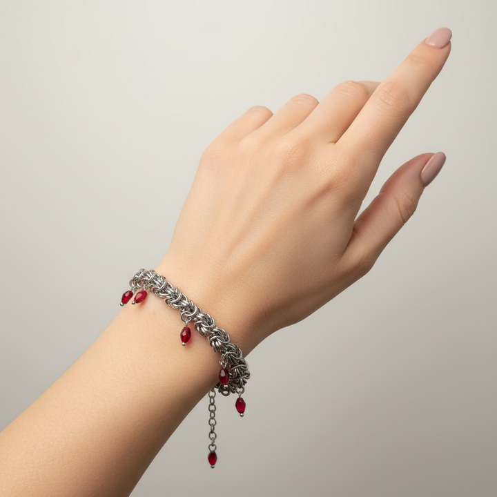 Pomegranate Bracelet - Arctic Chain