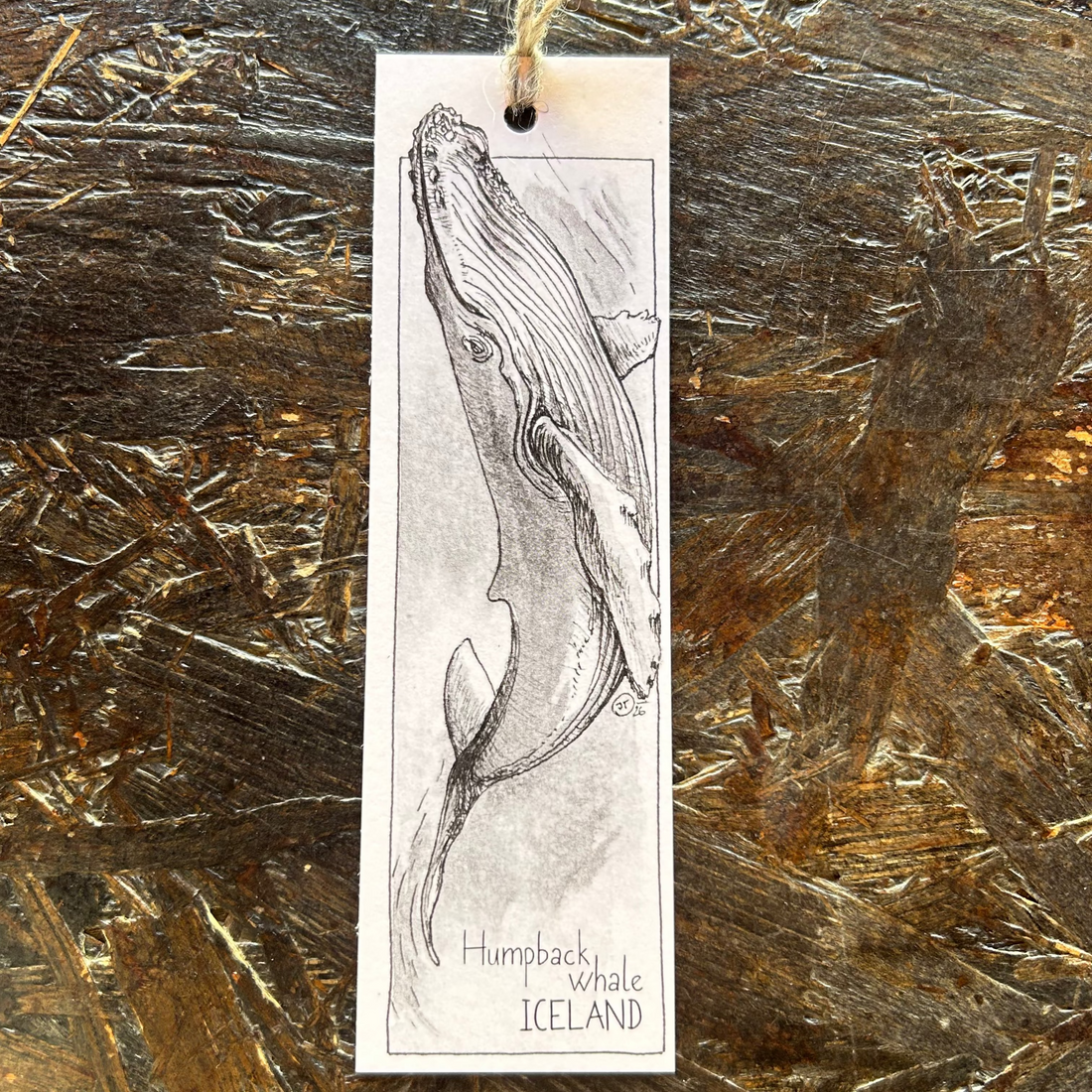 Bookmark Single - Humpback Whale - Jana Tomanová