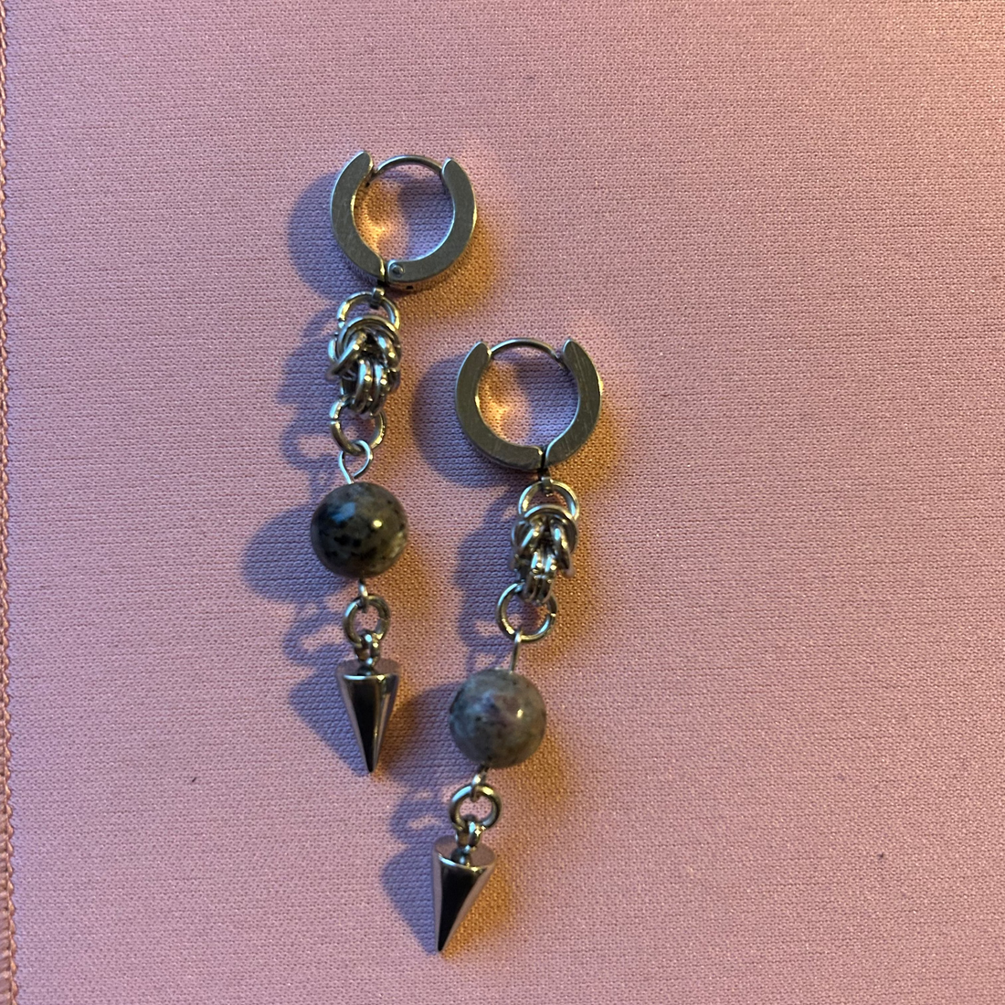 Great Agate Earrings - Arctic Chain