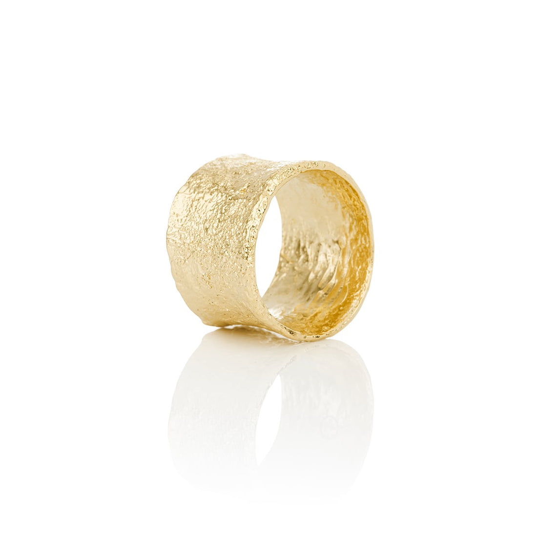 SIGN - Frost - Gold Plated  Ring - Fire and Ice