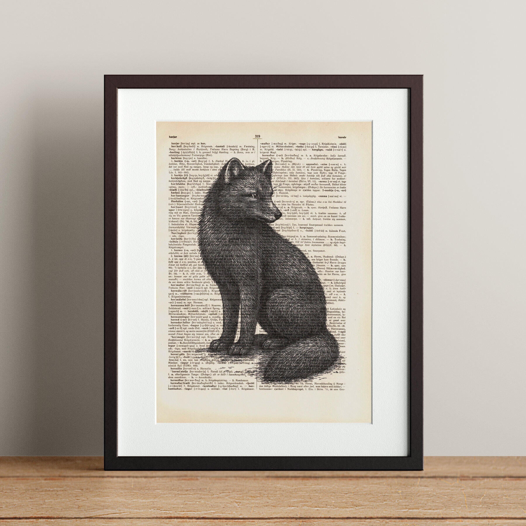 Vintage Book Art Prints - Fjordic