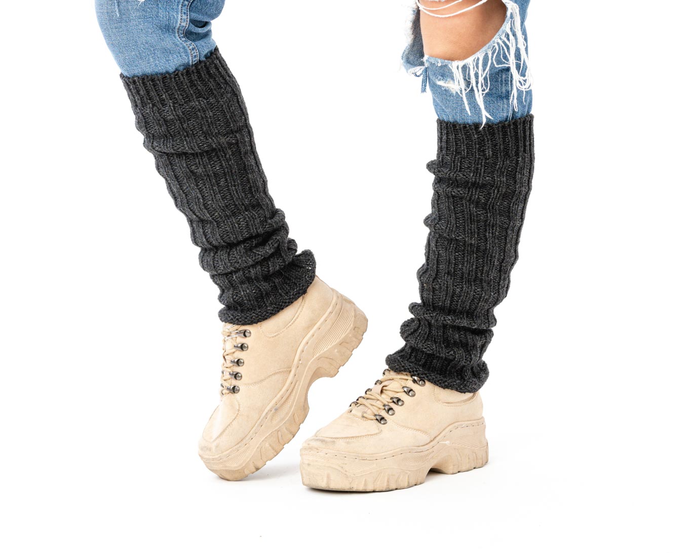Alpaca Wool Leg Warmers - Mamma Reykjavík