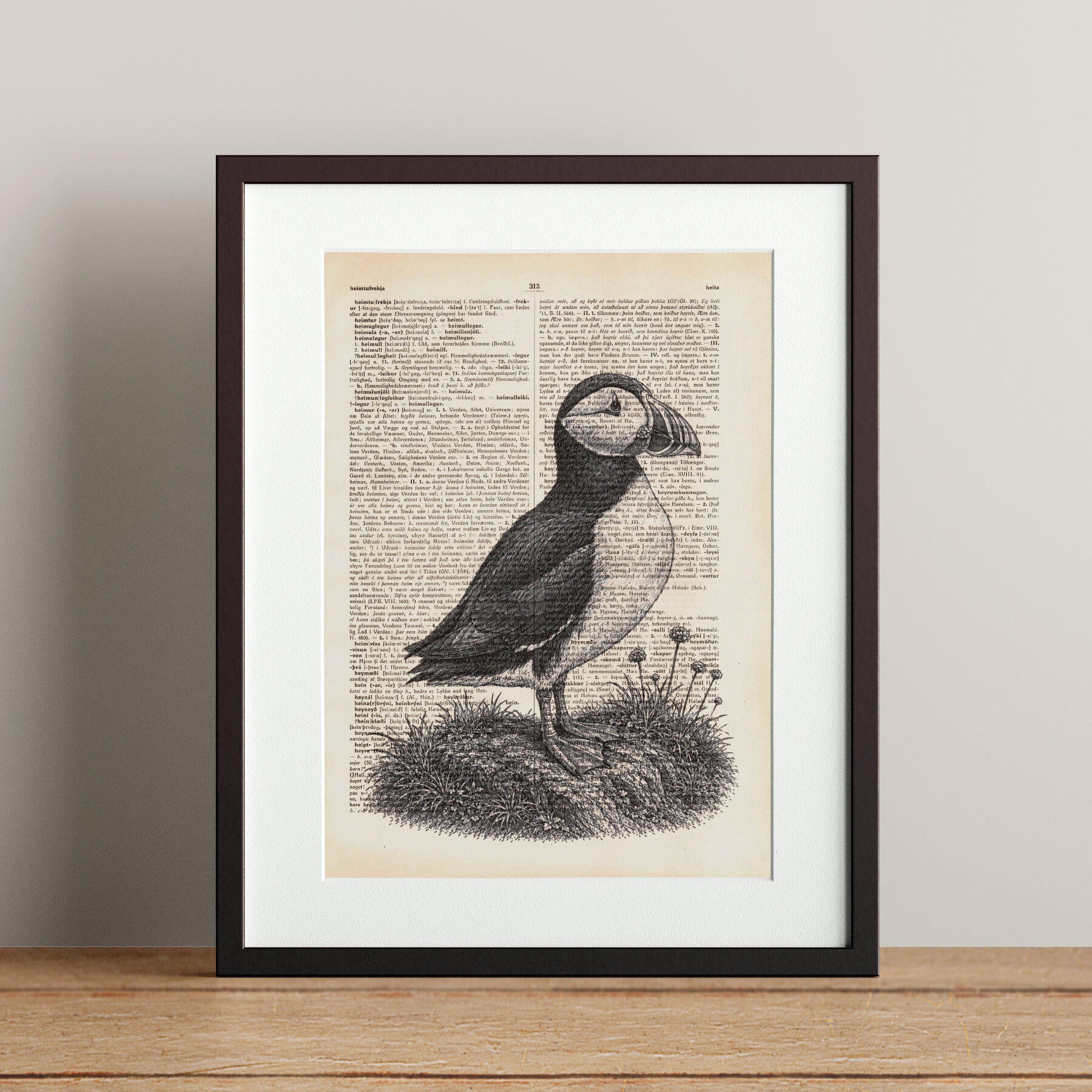 Vintage Book Art Prints - Fjordic