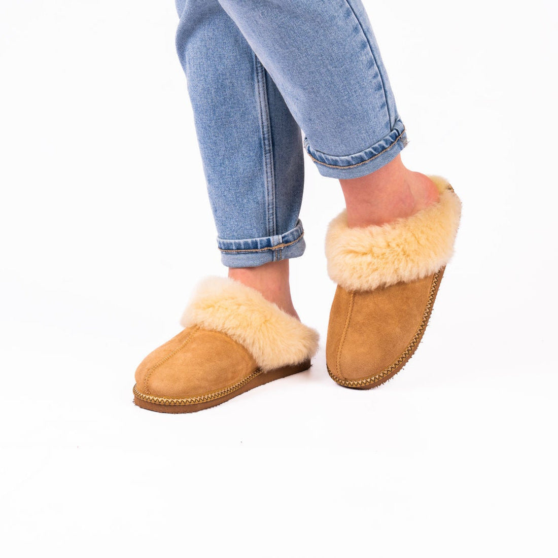 Heima - Sheepskin Mule Slippers - Mamma Reykjavík