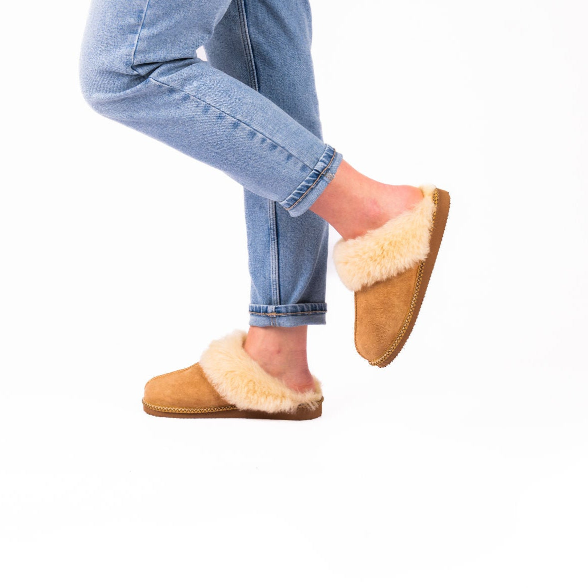 Heima - Sheepskin Mule Slippers - Mamma Reykjavík