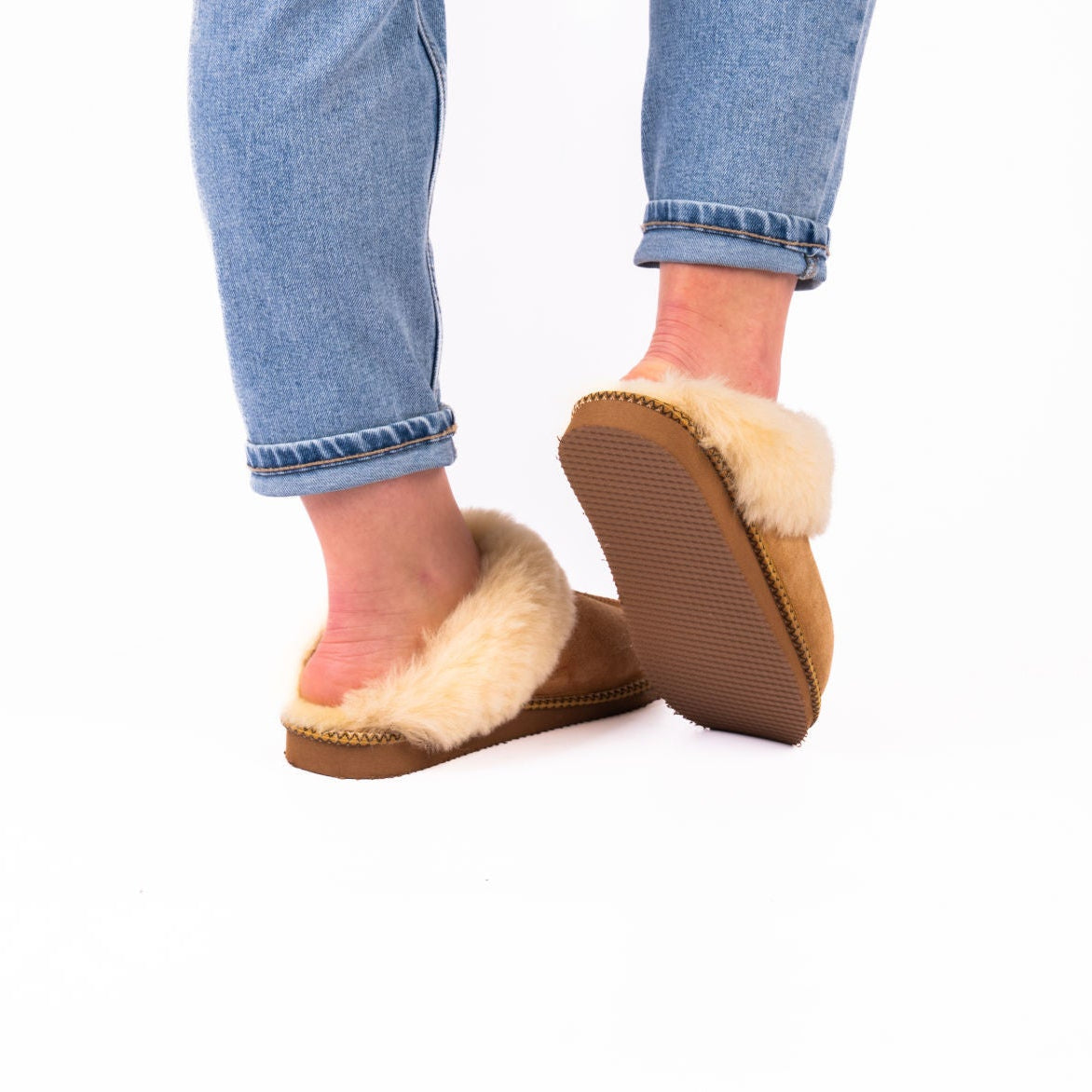 Heima - Sheepskin Mule Slippers - Mamma Reykjavík