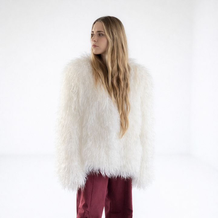 Lamb Fur Jacket - Mamma Reykjavík